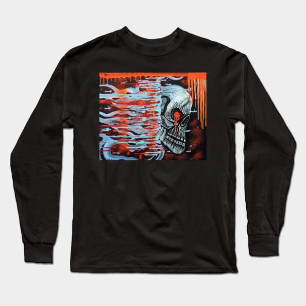 13TH Skull Long Sleeve T-Shirt by barbosaart